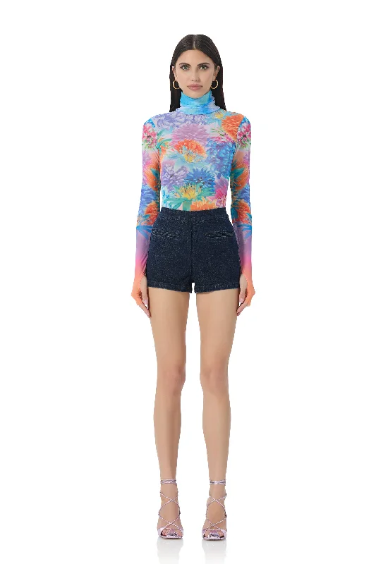 Zadie Top - Neon Botanical