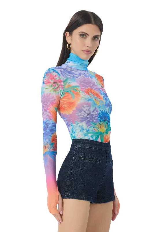 Zadie Top - Neon Botanical