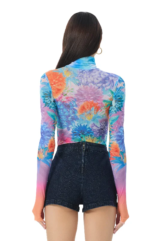 Zadie Top - Neon Botanical