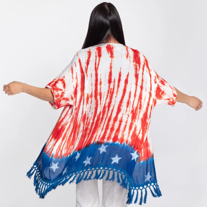 Stars & Stripes Handcrafted Lightweight Kimono