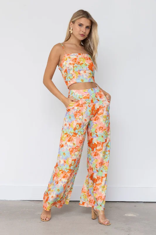 SALE - Eliza Floral Printed Cropped Cami