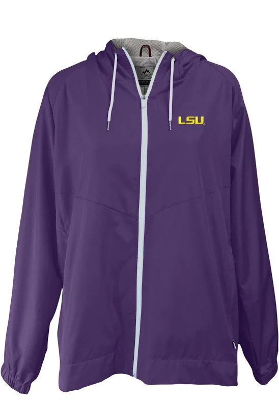 LSU Tigers Jacket Kaylie Purple Full Zip