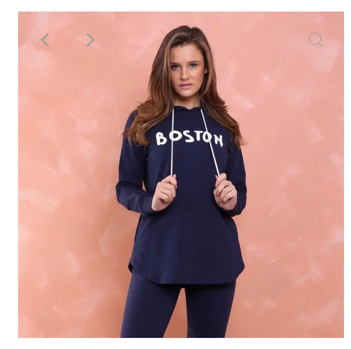 Boston's Hoodie in Navy