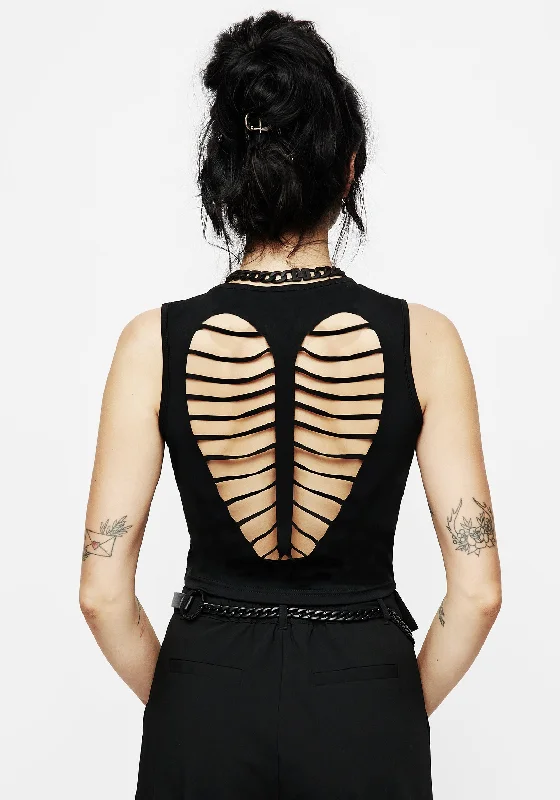 Cage Cut Out Crop Top