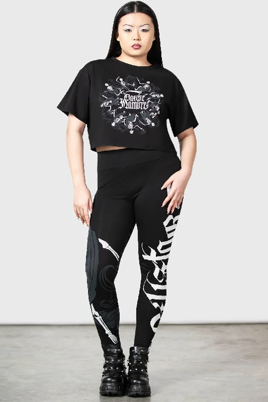 Danse Macabre Crop Top