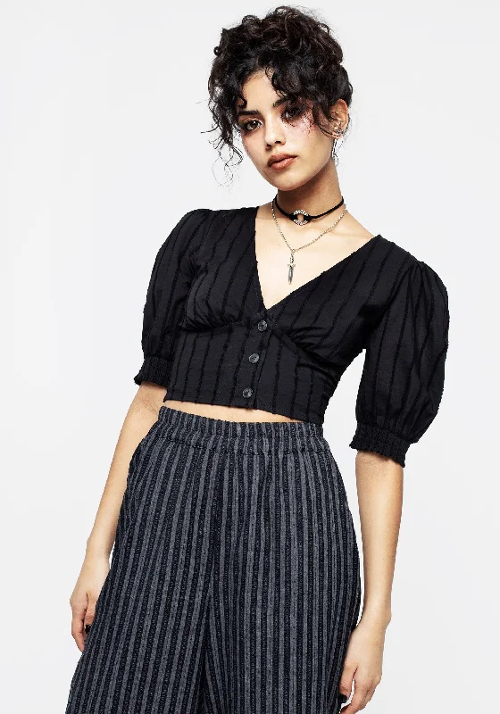 Verity Puff Sleeve Crop Top