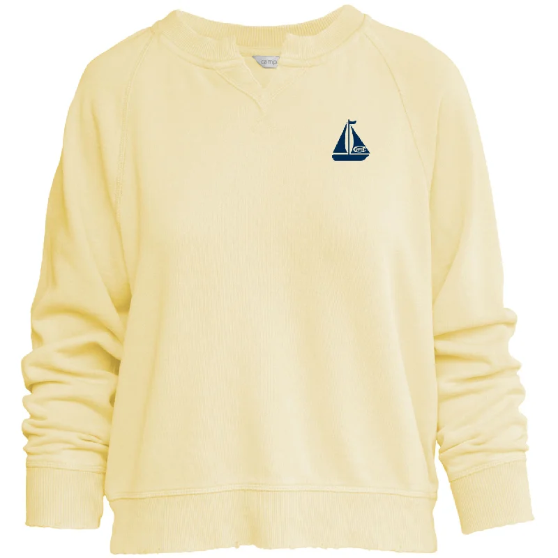 Sail Willow Washed Crew - Butter