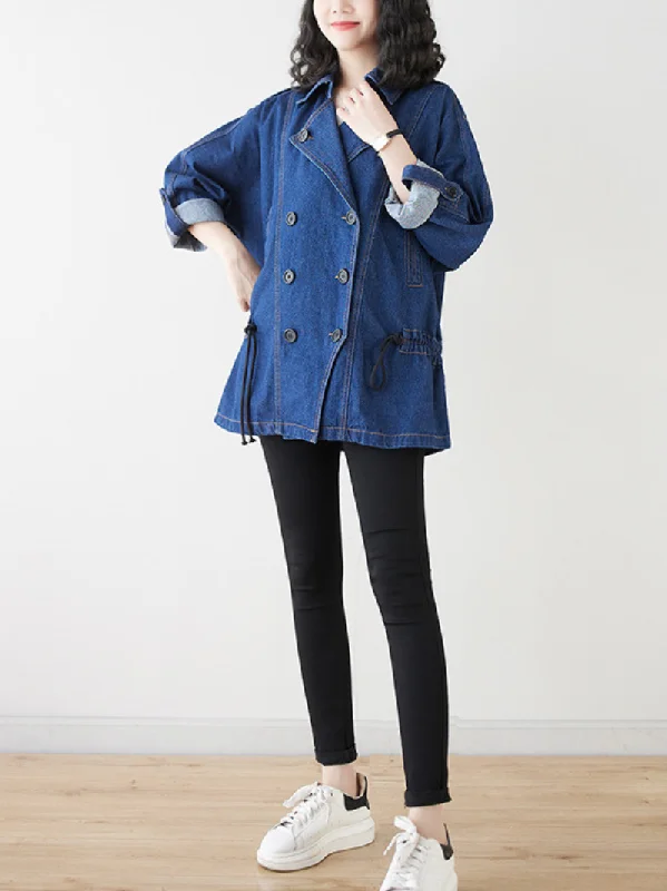 Women's Timeless Fashionable high-quality Collar Button Jacket